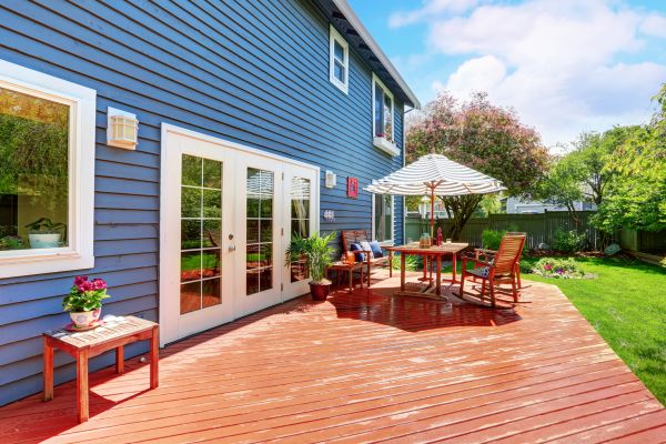 Blue Siding Installation in Manchester